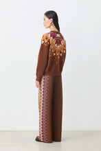 Cargar imagen en el visor de la galería, Jersey de jacquard MARRÓN