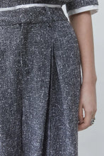 Cargar imagen en el visor de la galería, Pantalón de piernas anchas pedrería Gris