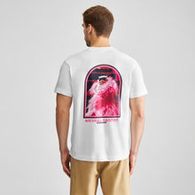 Cargar imagen en el visor de la galería, Camiseta con serigrafía BLANCO