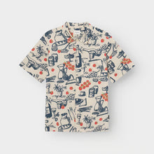 Cargar imagen en el visor de la galería, CAMISA ESTAMPADO CENA AZUL