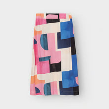 Cargar imagen en el visor de la galería, Falda Abstract Block Multicolor