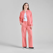 Load image into Gallery viewer, Pantalón workwear rayas rojo