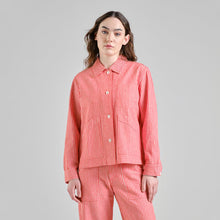 Load image into Gallery viewer, Chaqueta work rayas Rojo
