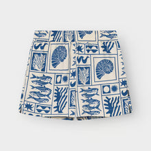 Cargar imagen en el visor de la galería, Shorts estampado ocean Azul