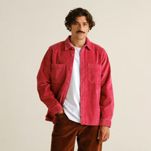 Load image into Gallery viewer, Sobrecamisa pana gruesa Roja