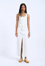 Cargar imagen en el visor de la galería, Falda vaquera BLANCO