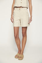 Cargar imagen en el visor de la galería, Bermuda rayas diplomáticas BEIGE