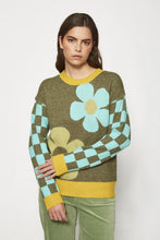 Cargar imagen en el visor de la galería, Jersey floral KAKI