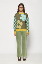 Cargar imagen en el visor de la galería, Jersey floral KAKI