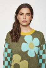 Cargar imagen en el visor de la galería, Jersey floral KAKI