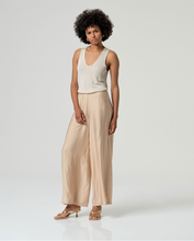 Load image into Gallery viewer, pantalon-wide-leg-mujer-estampado-solar-tonos-tierra-crema-arbol-shop