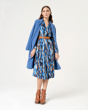 Cargar imagen en el visor de la galería, Vestido midi camisero AZUL