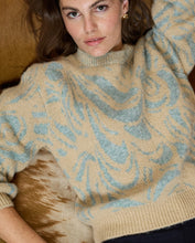 Cargar imagen en el visor de la galería, Jersey jacquard AZUL