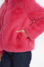 Cargar imagen en el visor de la galería, Chaqueta pelo suave FUCSIA