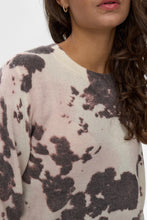 Cargar imagen en el visor de la galería, Jersey estampado marmoleado MARRÓN