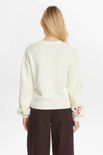 Cargar imagen en el visor de la galería, Cárdigan bordado BLANCO