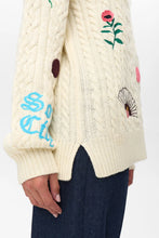 Cargar imagen en el visor de la galería, Jersey bordado BLANCO