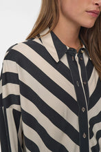 Cargar imagen en el visor de la galería, Camisa de rayas NEGRO
