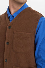 Cargar imagen en el visor de la galería, Chaleco Lana MARRÓN