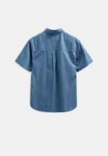 Cargar imagen en el visor de la galería, Camisa corte recto ÍNDIGO