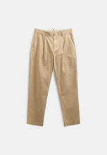 Load image into Gallery viewer, Pantalón con pinzas BEIGE