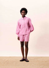 Cargar imagen en el visor de la galería, Camisa oversize rayas Rosa