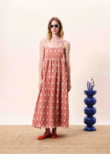Load image into Gallery viewer, Vestido con bordados Terracota