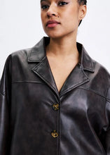 Cargar imagen en el visor de la galería, Chaqueta corte blazer Chocolate