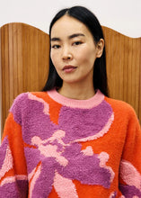 Cargar imagen en el visor de la galería, Jersey jacquard ROSA