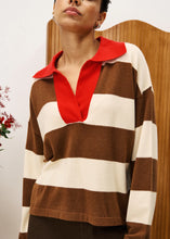 Cargar imagen en el visor de la galería, Jersey de polo MARRÓN