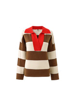 Cargar imagen en el visor de la galería, Jersey de polo MARRÓN