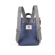 Load image into Gallery viewer, Mochila roll top Azul denim