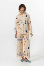 Load image into Gallery viewer, camisa-mujer-sostenible-algodon-organico-lino-estampado-cubista-suite13-arbol-shop
