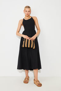 Vestido midi NEGRO