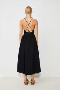 Vestido midi NEGRO