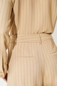Pantalón pata recta BEIGE
