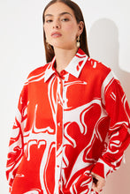 Cargar imagen en el visor de la galería, Blusa fluida ROJO
