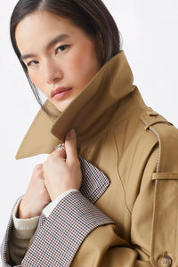 Gabardina corta BEIGE