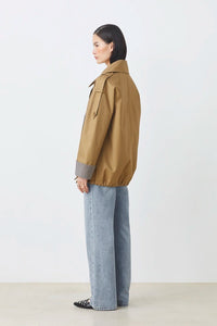 Gabardina corta BEIGE