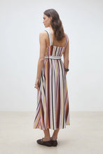 Cargar imagen en el visor de la galería, Vestido tirantes rayas multicolor
