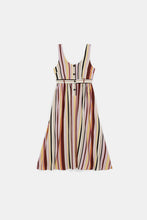 Cargar imagen en el visor de la galería, Vestido tirantes rayas multicolor
