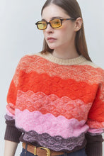 Load image into Gallery viewer, Jersey de rayas onduladas Multicolor
