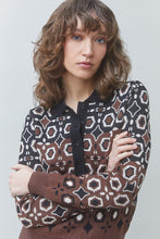 Cargar imagen en el visor de la galería, Jersey polo jacquard multicolor
