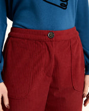 Load image into Gallery viewer, Pantalón pana de canalé ancho Rojo
