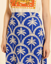 Load image into Gallery viewer, Falda palmeras Azul
