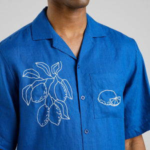 Camisa manga corta AZUL