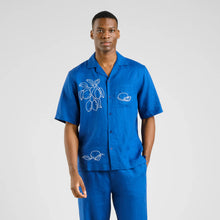 Cargar imagen en el visor de la galería, Camisa manga corta AZUL
