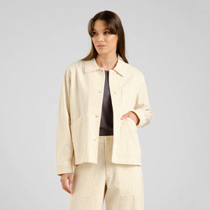 Chaqueta de rayas AMARILLO