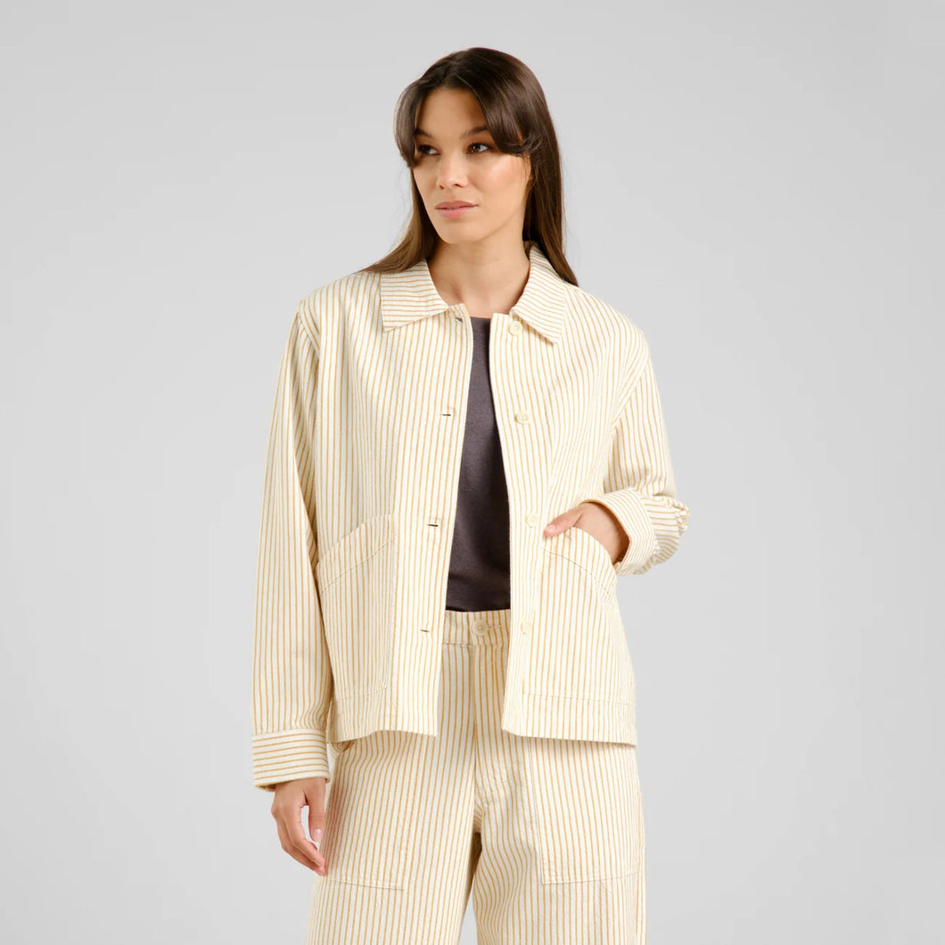 Chaqueta de rayas AMARILLO