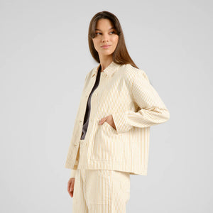 Chaqueta de rayas AMARILLO